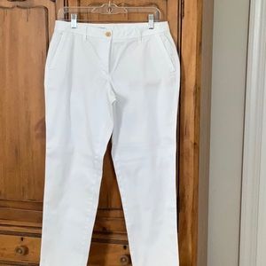 Talbots size 6 petite white chinos